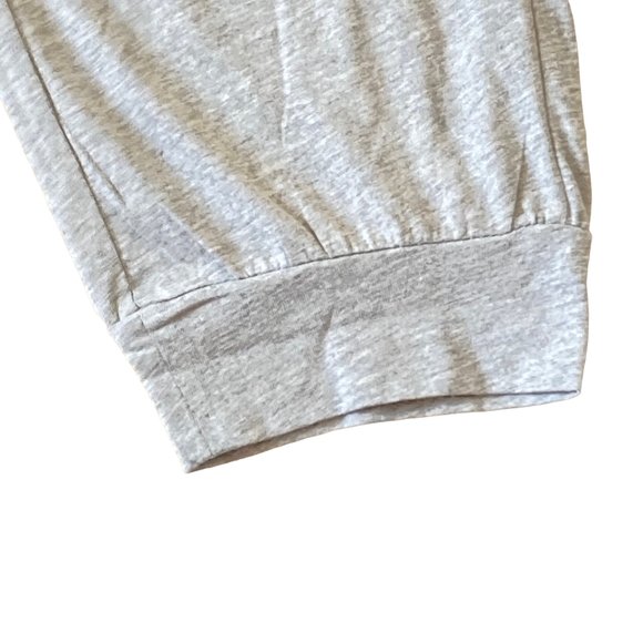 Pre-loved Grey Jersey Stretchy Pyjamas with Blue Drawstring Waist - XL Size - Picture 4 of 12